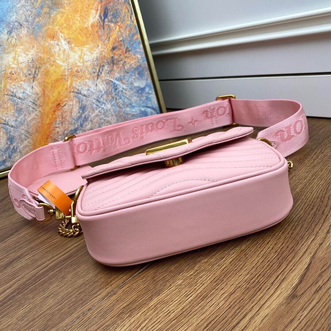 Rose Ballerine LV New Wave Multi Pochette Handbag - Image 4