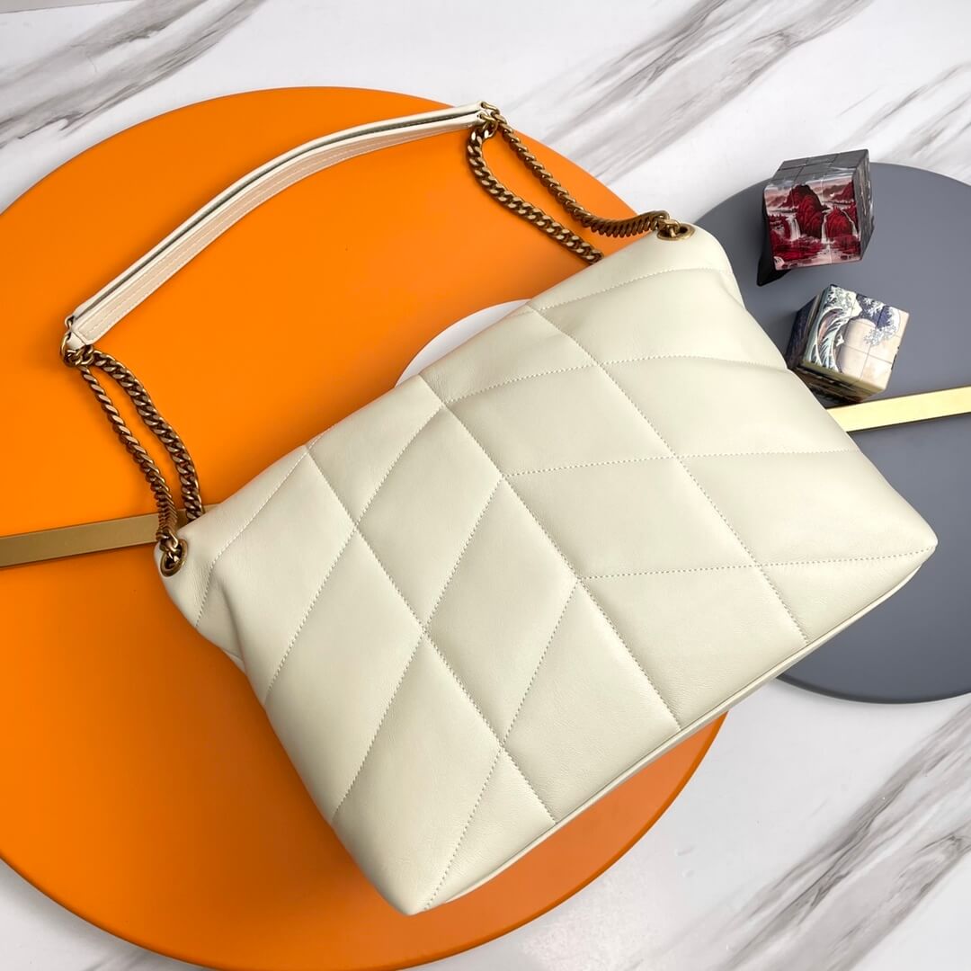 White YSL PUFFER MEDIUM in Nappa leather - Image 4