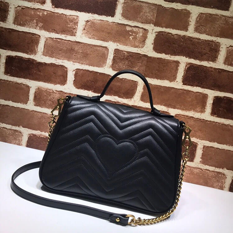 Gucci GG Marmont Small Top Handle Bag - Image 4