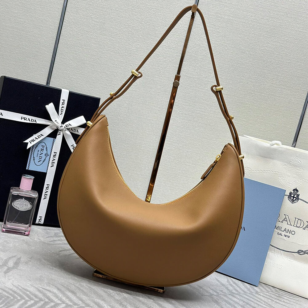 Prada Large leather shoulder bag - Image 4