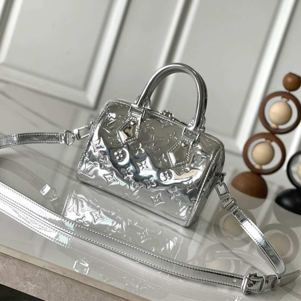 Silver LV Speedy Bandouliere 20 - Image 4