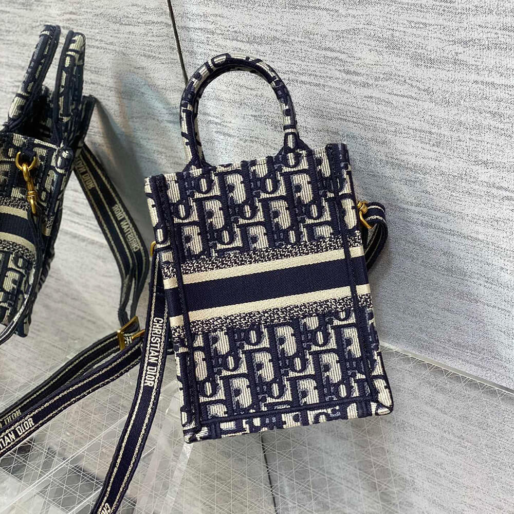 Mini Vertical Dior Book Tote - Image 4