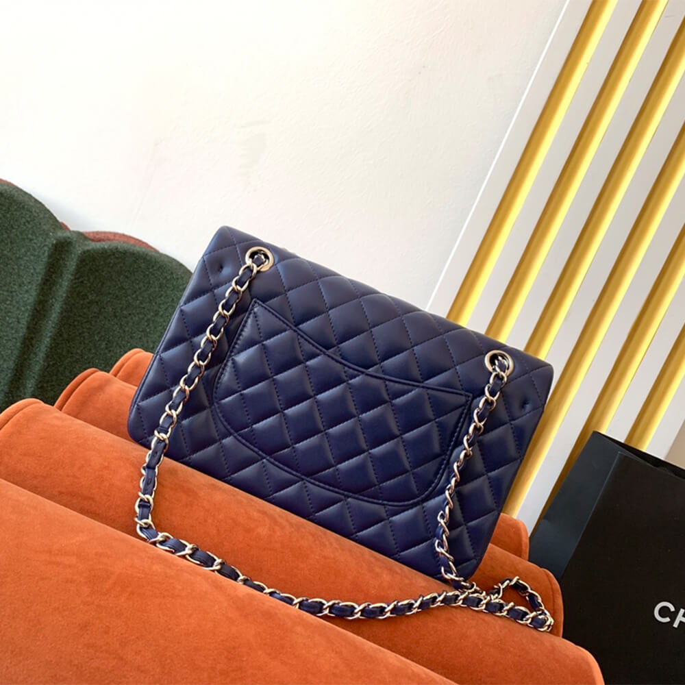 Dark Blue CHANEL CLASSIC 11.12 HANDBAG (Best
 grade) - Image 4