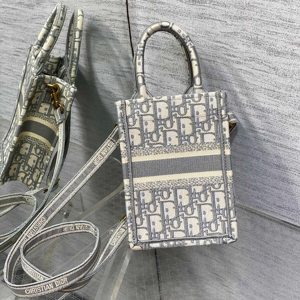 Mini Vertical Dior Book Tote - Image 4