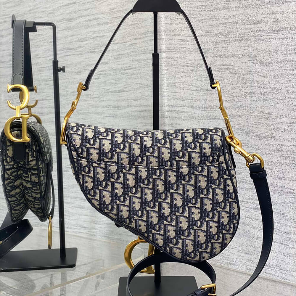 Dior Saddle Bag with Strap - Image 4