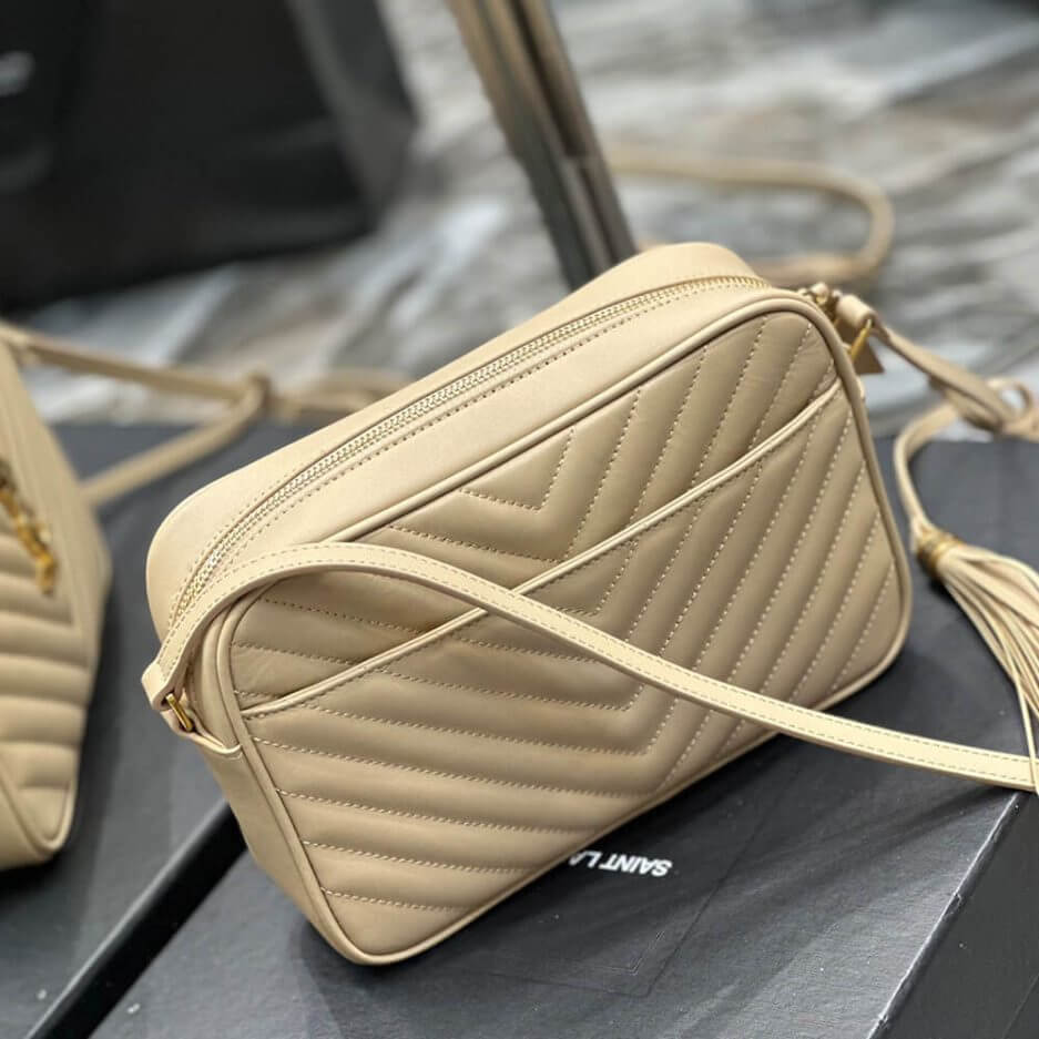 IVOIRE YSL LOU CAMERA BAG IN QUILTED LEATHER - Image 4