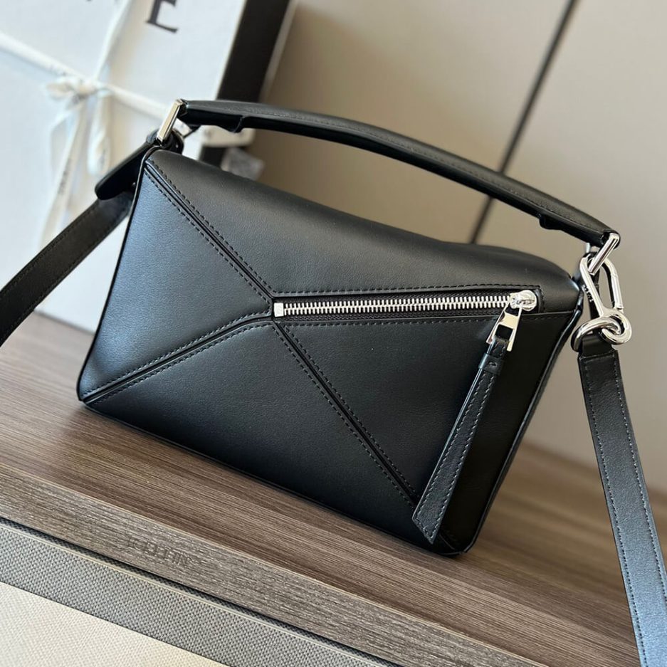 Black LOEWE Small Puzzle Bag - Image 4