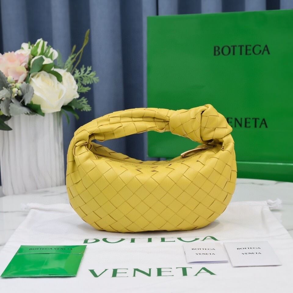 Yellow Bottega Veneta Mini Jodie - Image 4