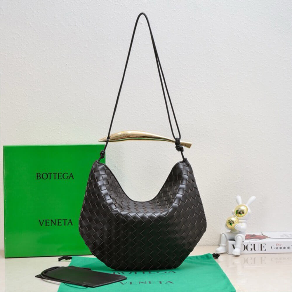 Black Bottega Veneta Medium Sardine Handbag - Image 4