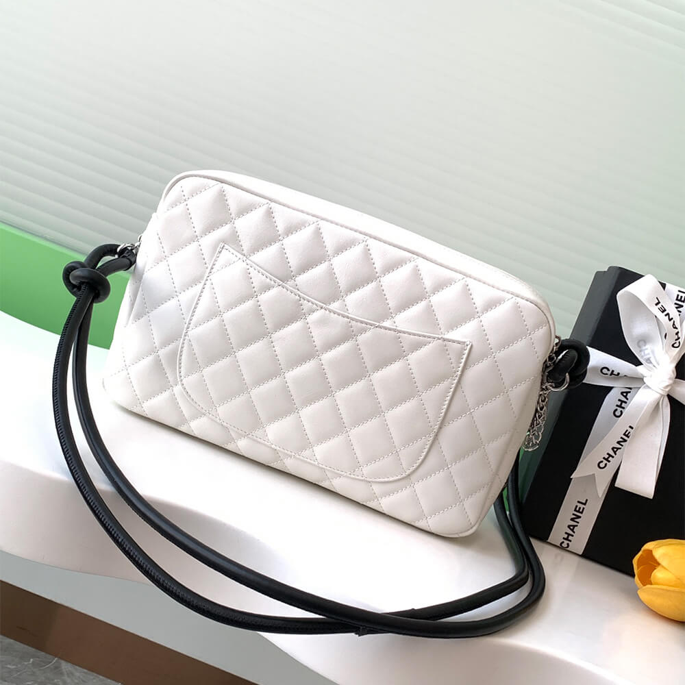 White & Black Chanel Cambon Camera Bag (Best
 grade) - Image 4