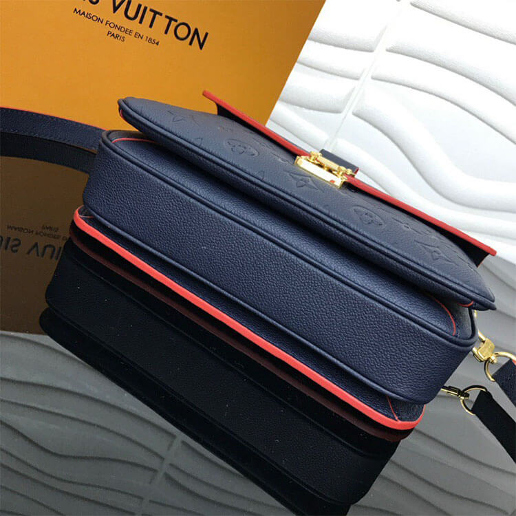 Red LV Pochette Metis Handbag - Image 4