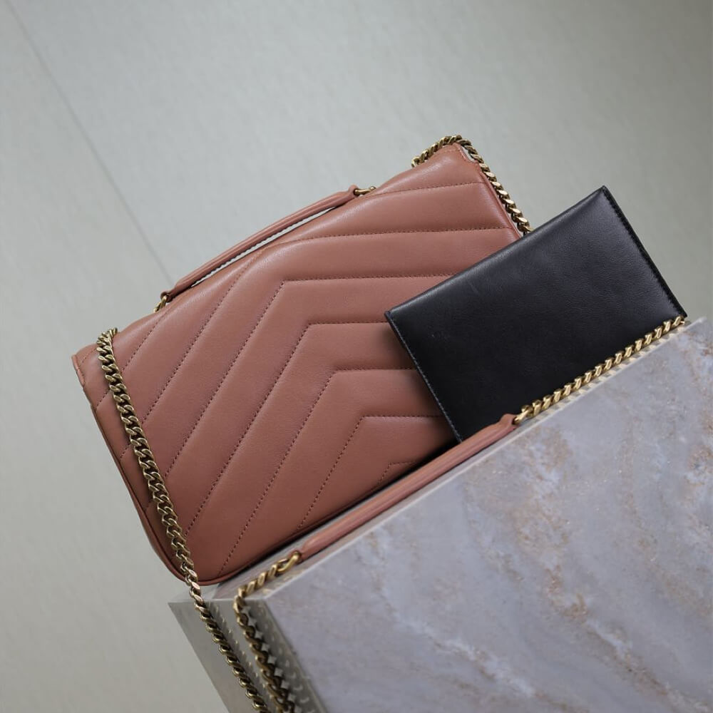 Hortensia YSL LOULOU medium in MATELASSE lambskin - Image 4