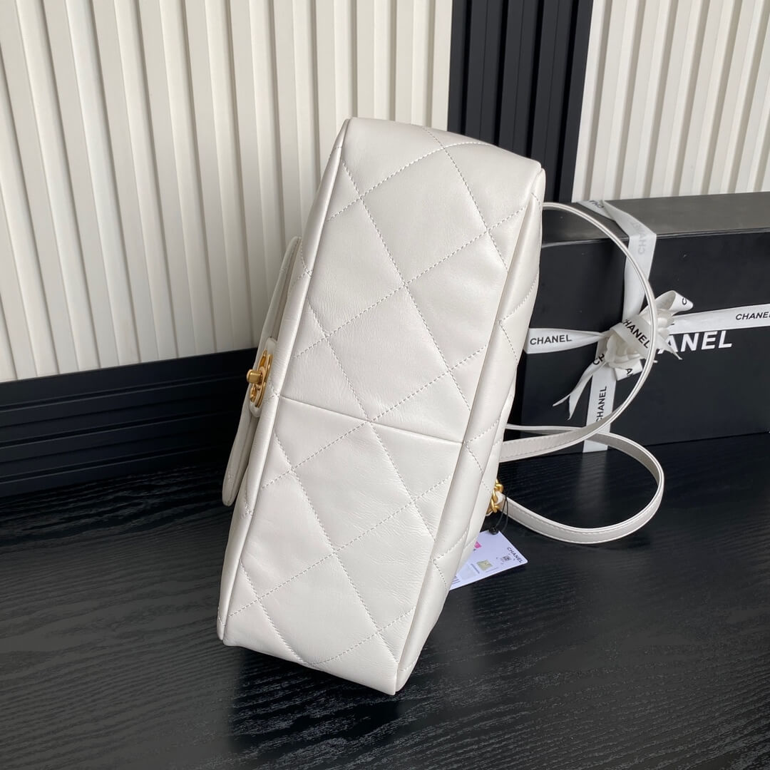 White Chanel Shopping Bag (Best
grade) - Image 4
