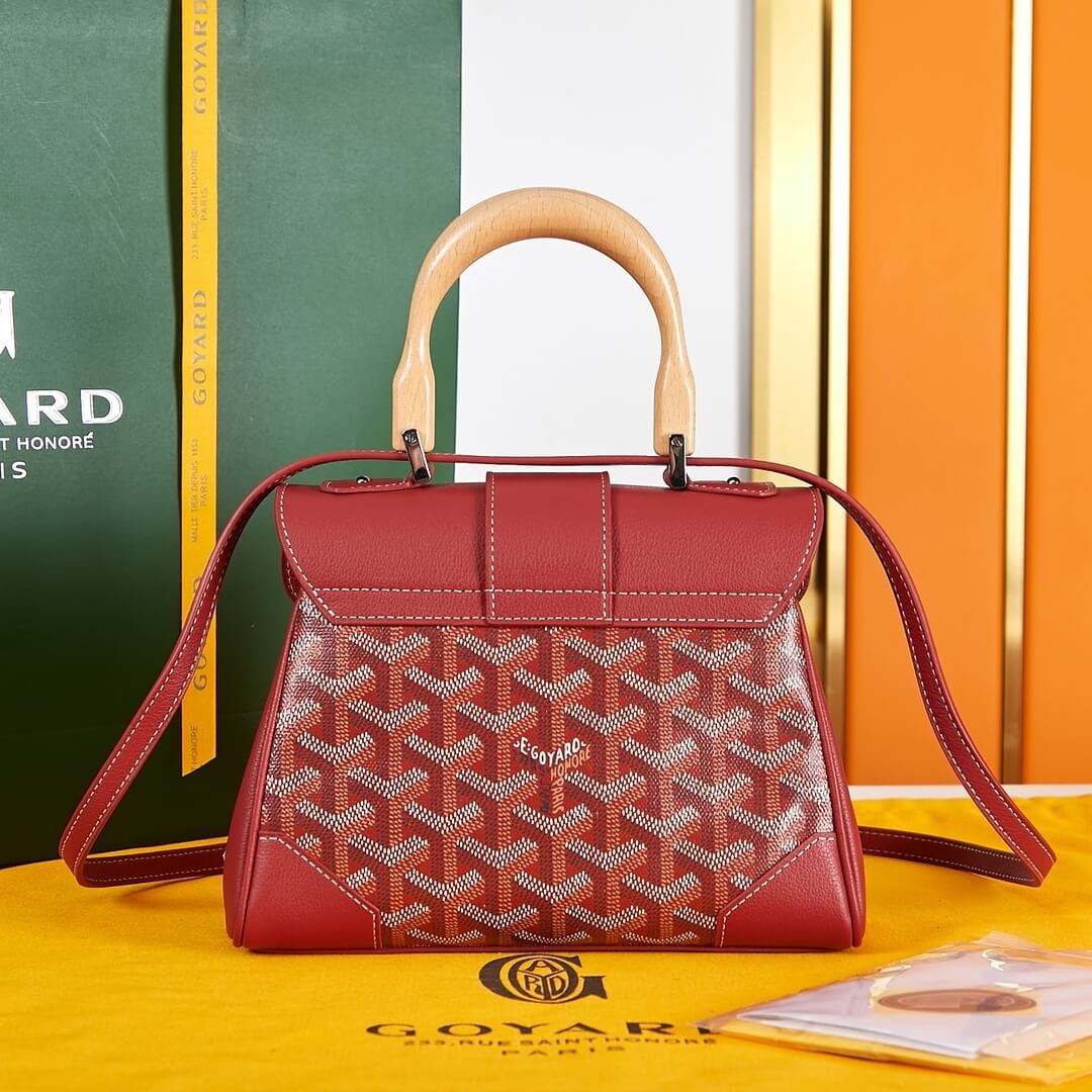 Red Goyard Saigon Souple Mini Bag - Image 4