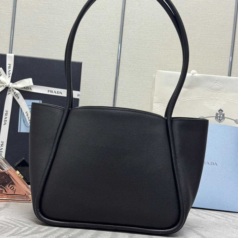 Prada Leather mini tote bag - Image 4