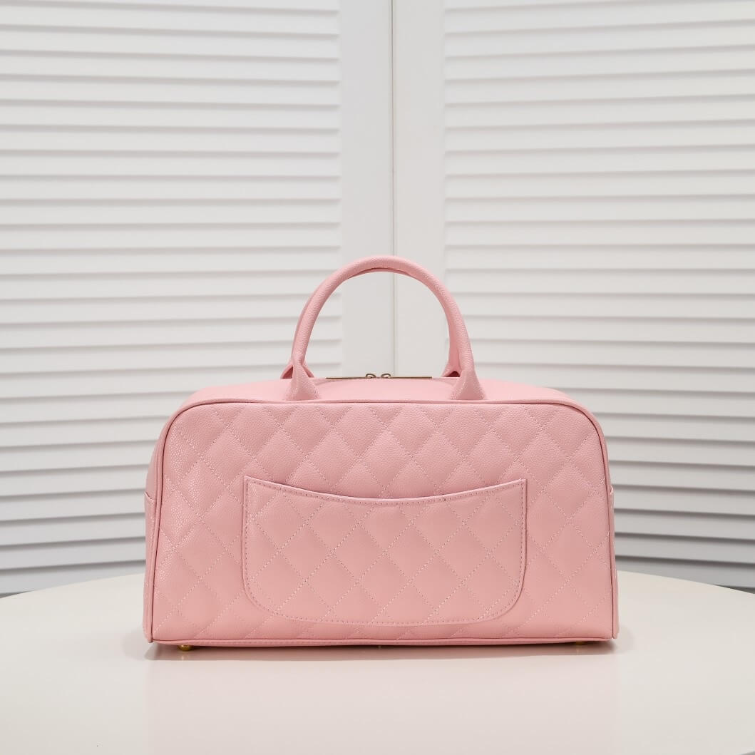 CHANEL Large Vintage Boston Bag - Image 4