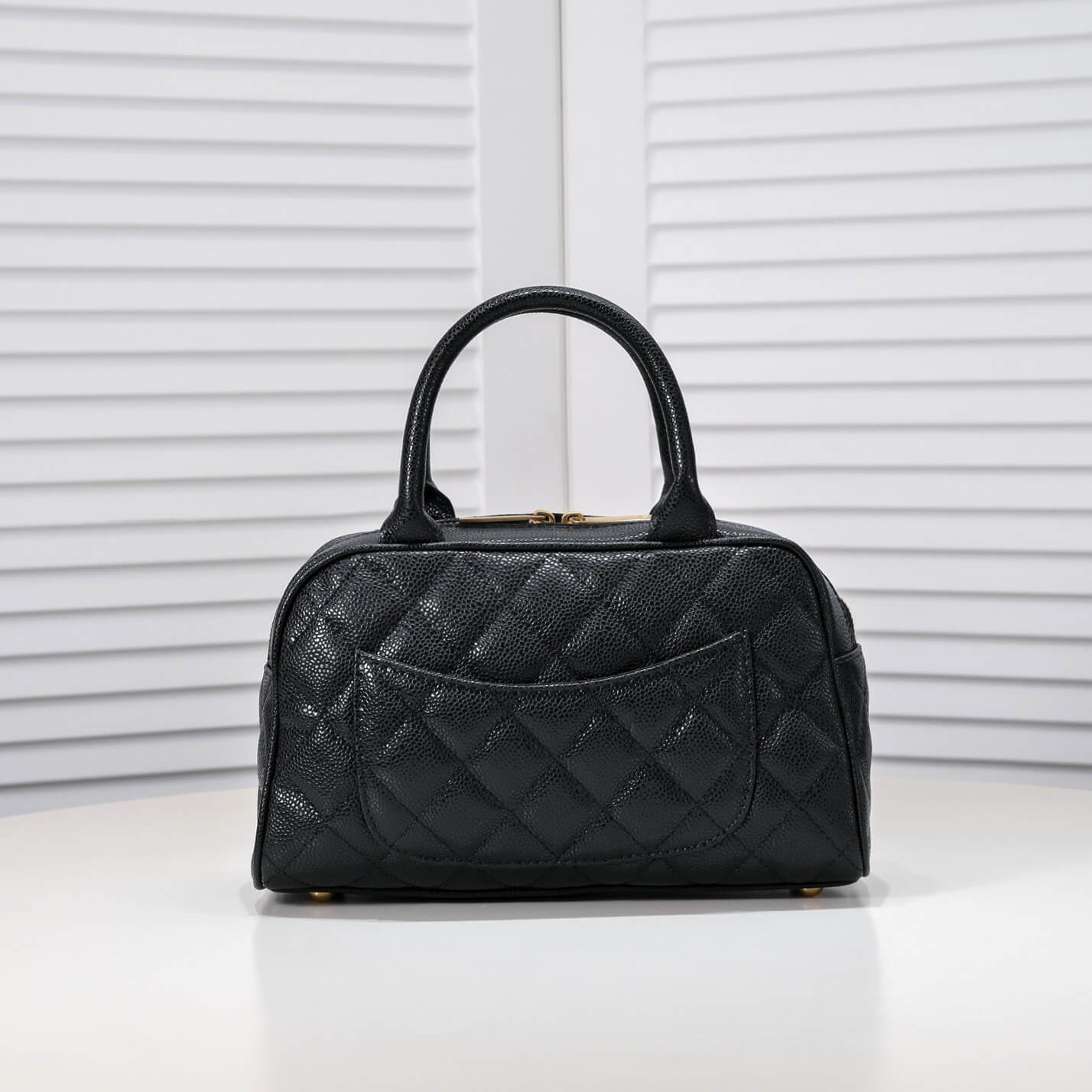 CHANEL Medium Vintage Boston Bag - Image 4