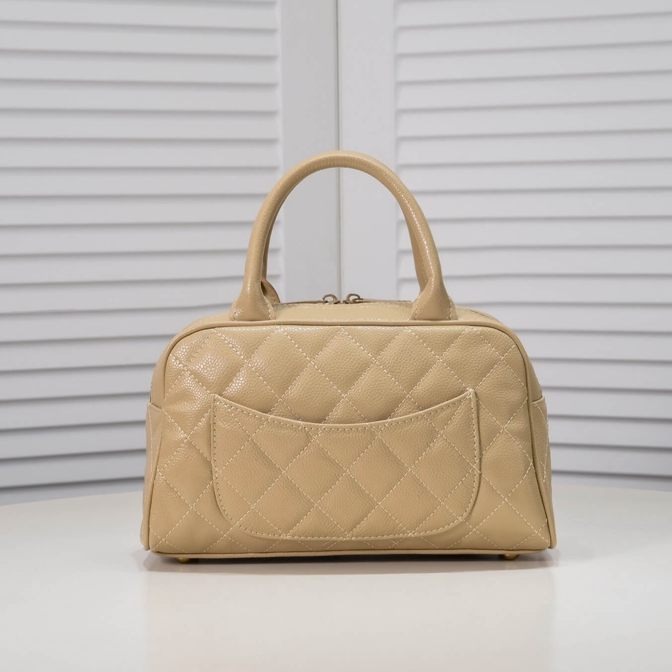 CHANEL Medium Vintage Boston Bag - Image 4