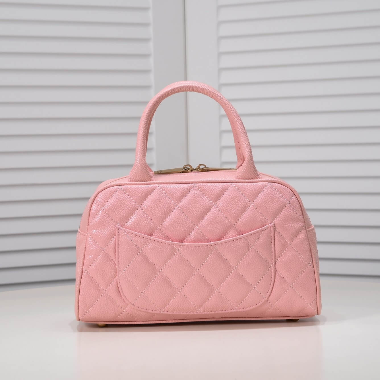 CHANEL Medium Vintage Boston Bag - Image 4