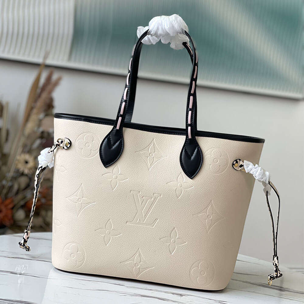 Cream Louis Vuitton NEVERFULL MM - Image 4