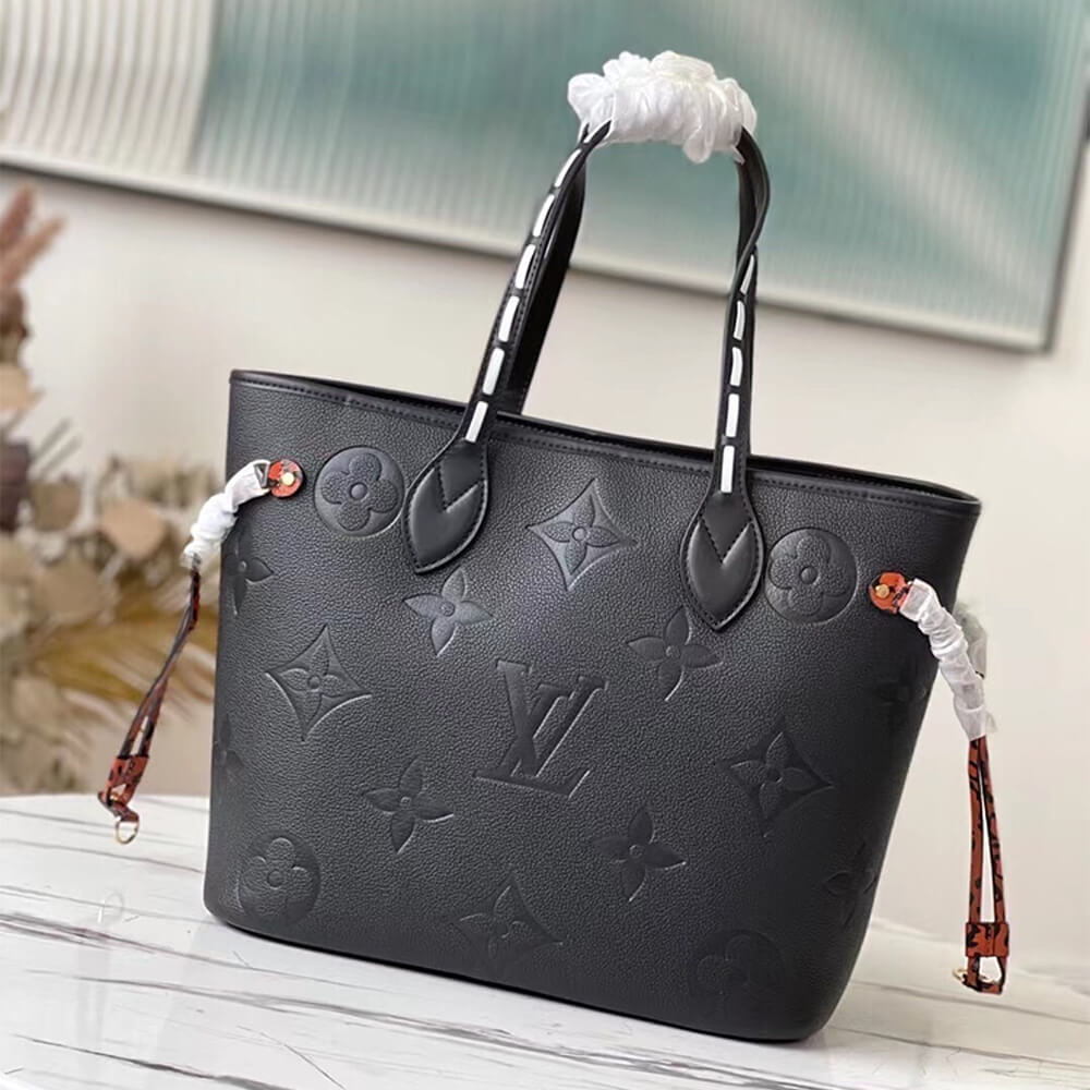 Black Louis Vuitton NEVERFULL MM - Image 4