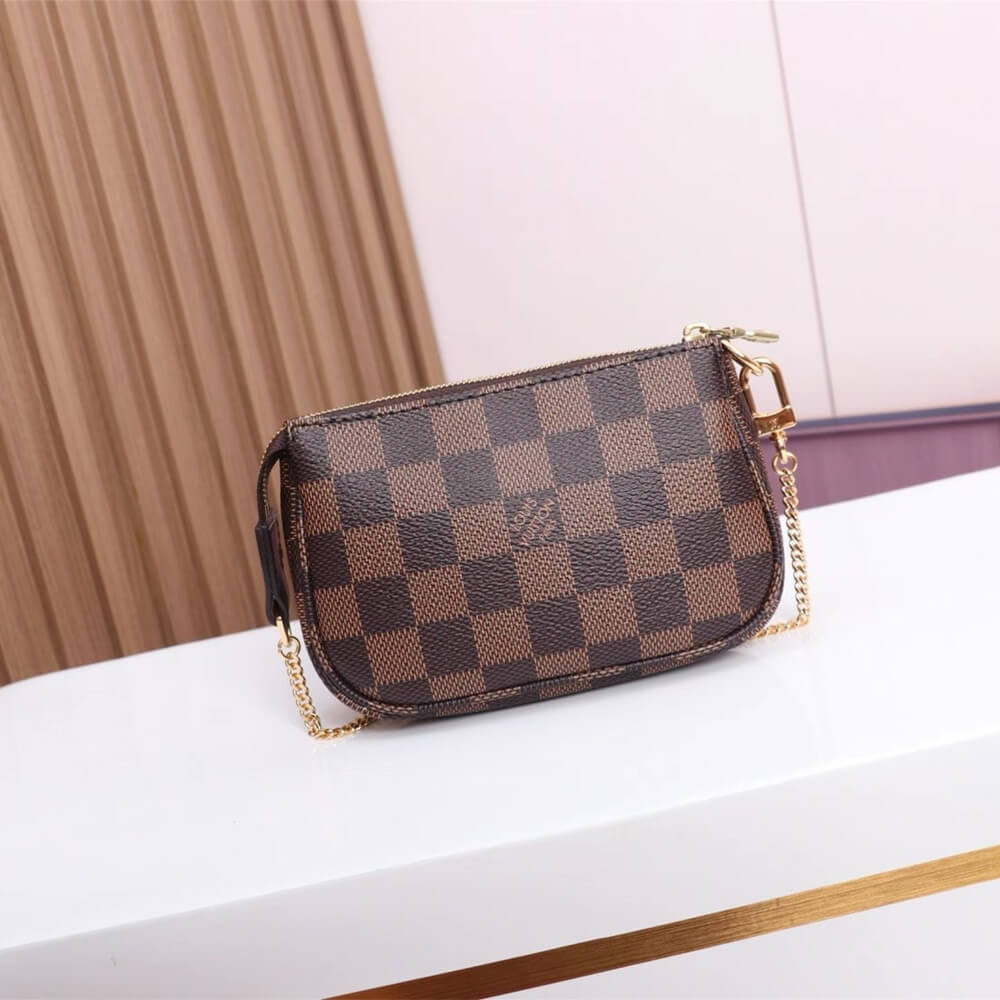 Damier LV Mini Pochette Accessoires - Image 4