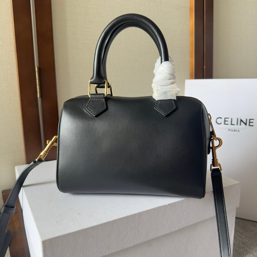 CELINE Small Boston Bag in Smooth Calfskin - Image 4