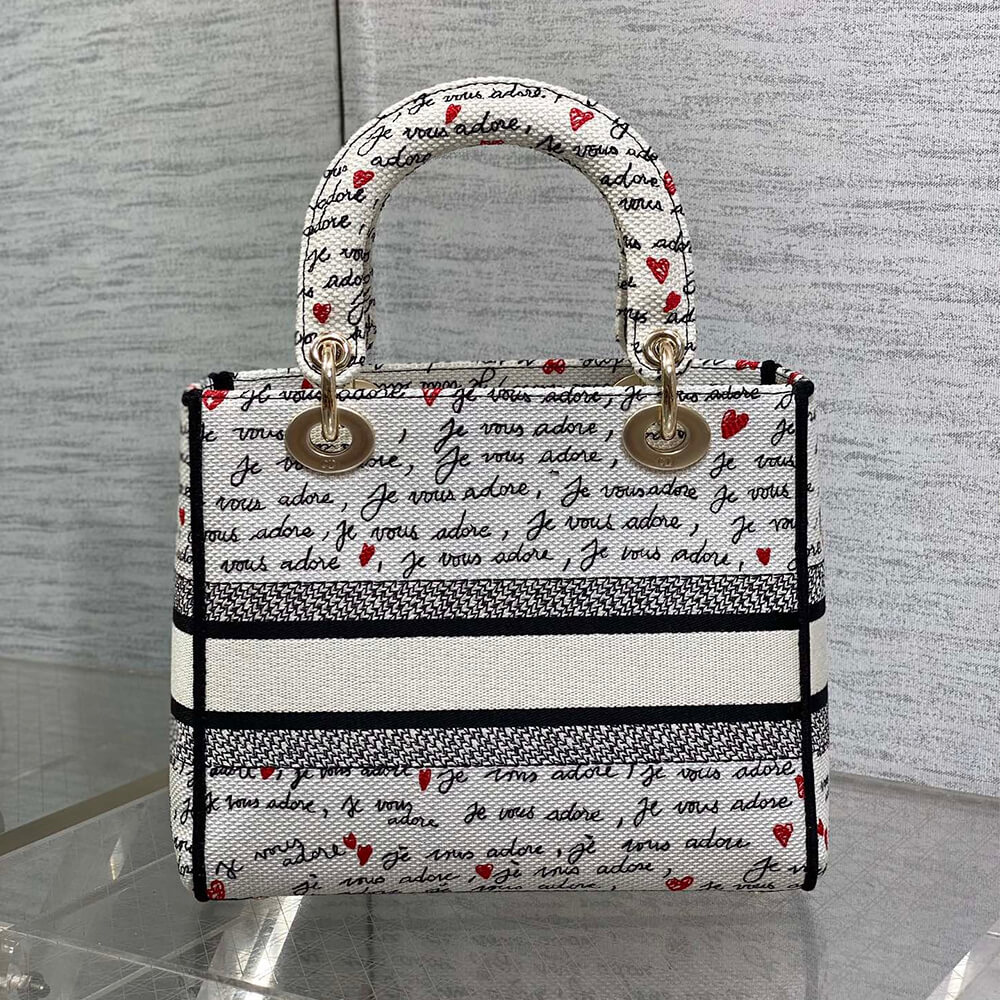 Dioramour Medium Lady D-Lite Bag - Image 4