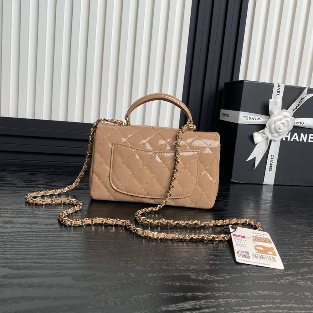 CHANEL Mini Classic Handbag With Top Handle - Image 4