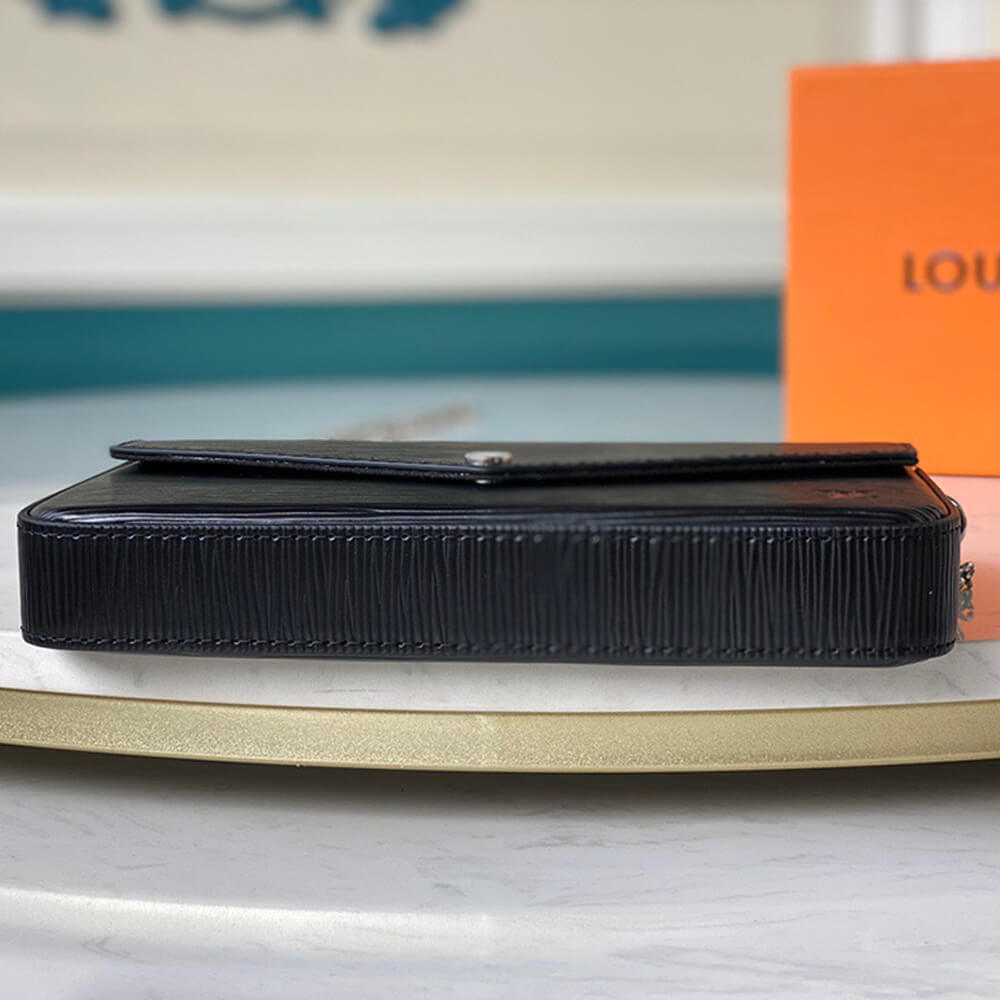 Black Louis Vuitton FELICIE POCHETTE - Image 4