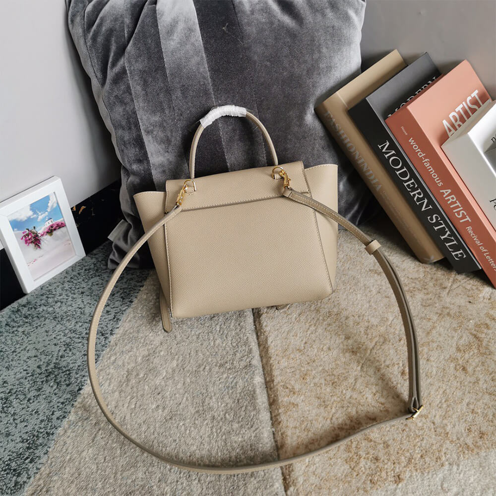 Cream CELINE NANO BELT BAG - Image 4