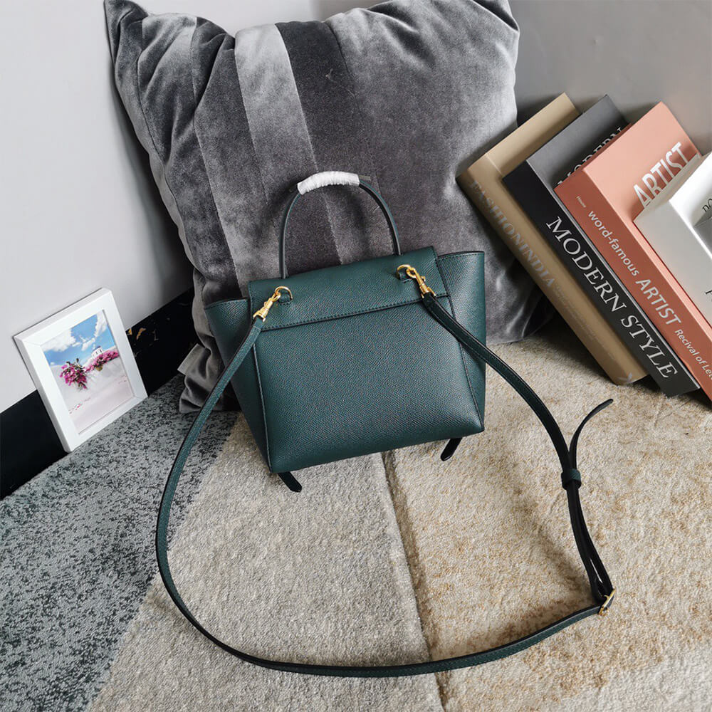 Prussian Blue CELINE NANO BELT BAG - Image 4