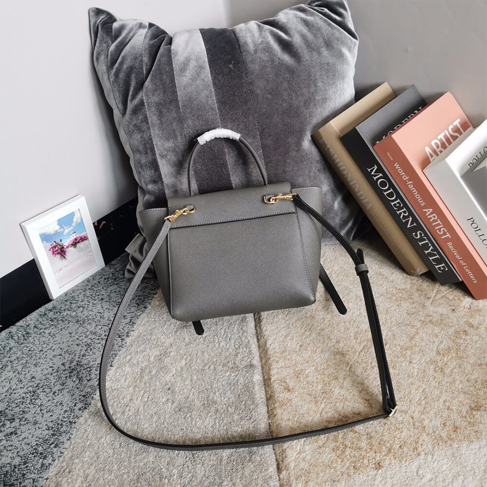 Grey CELINE NANO BELT BAG - Image 4