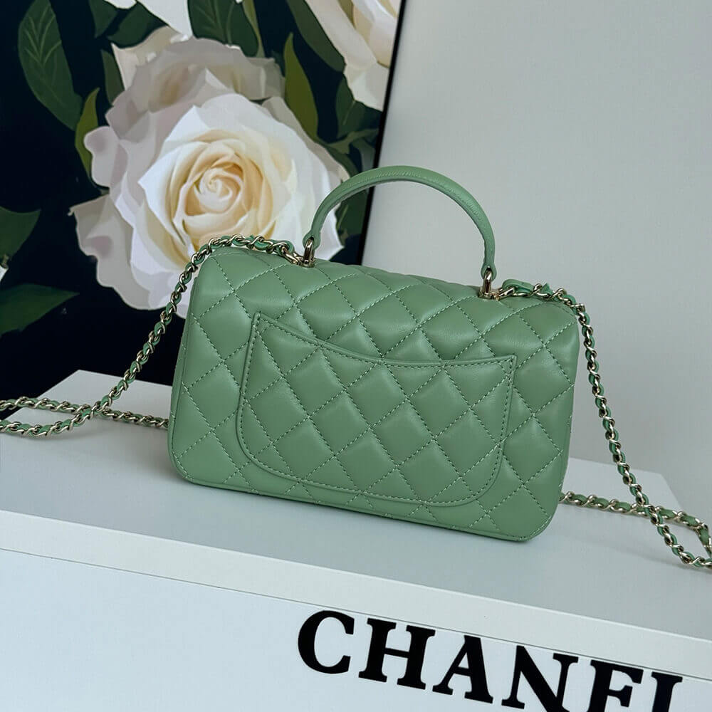 CHANEL Mini Classic Handbag With Top Handle - Image 4
