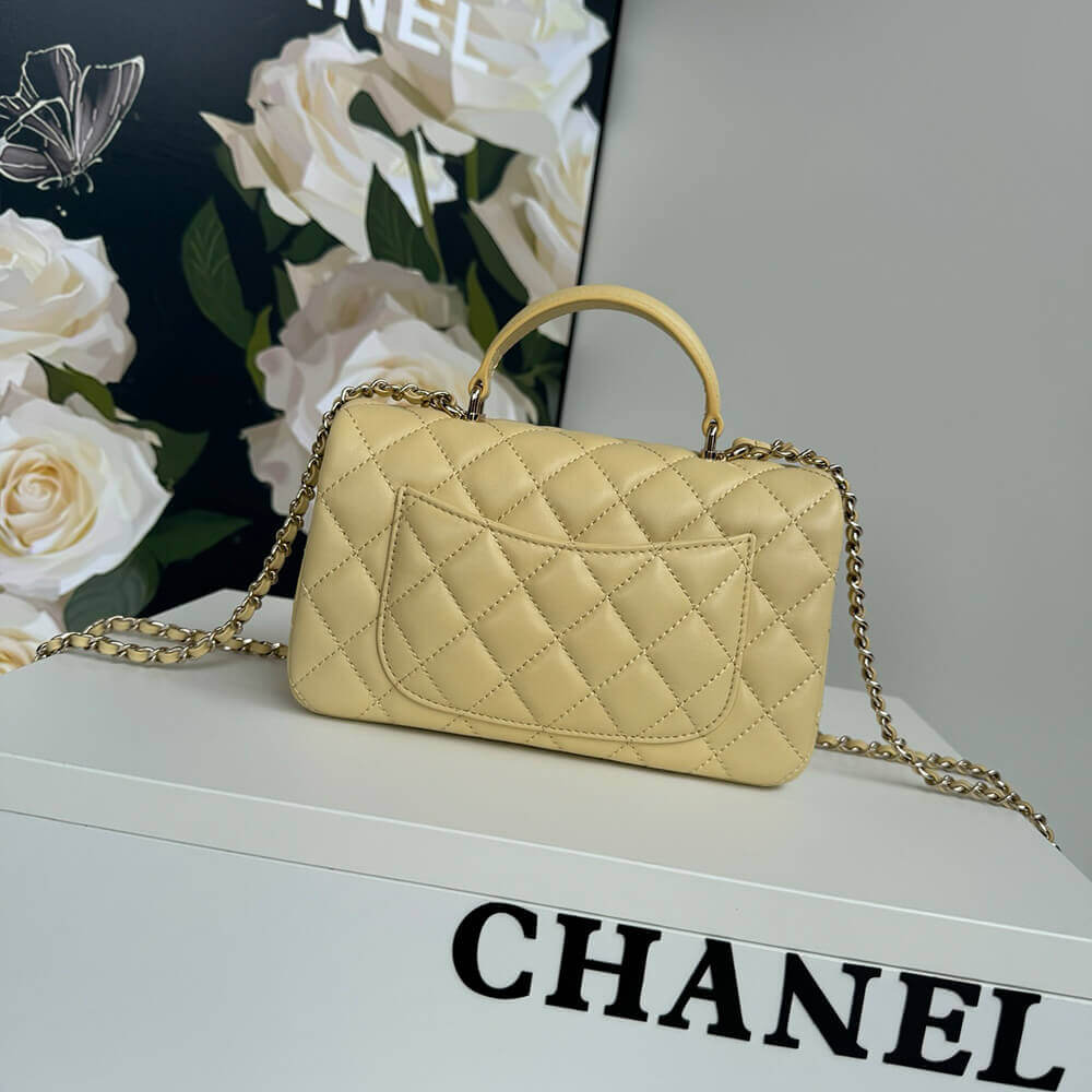 CHANEL Mini Classic Handbag With Top Handle - Image 4