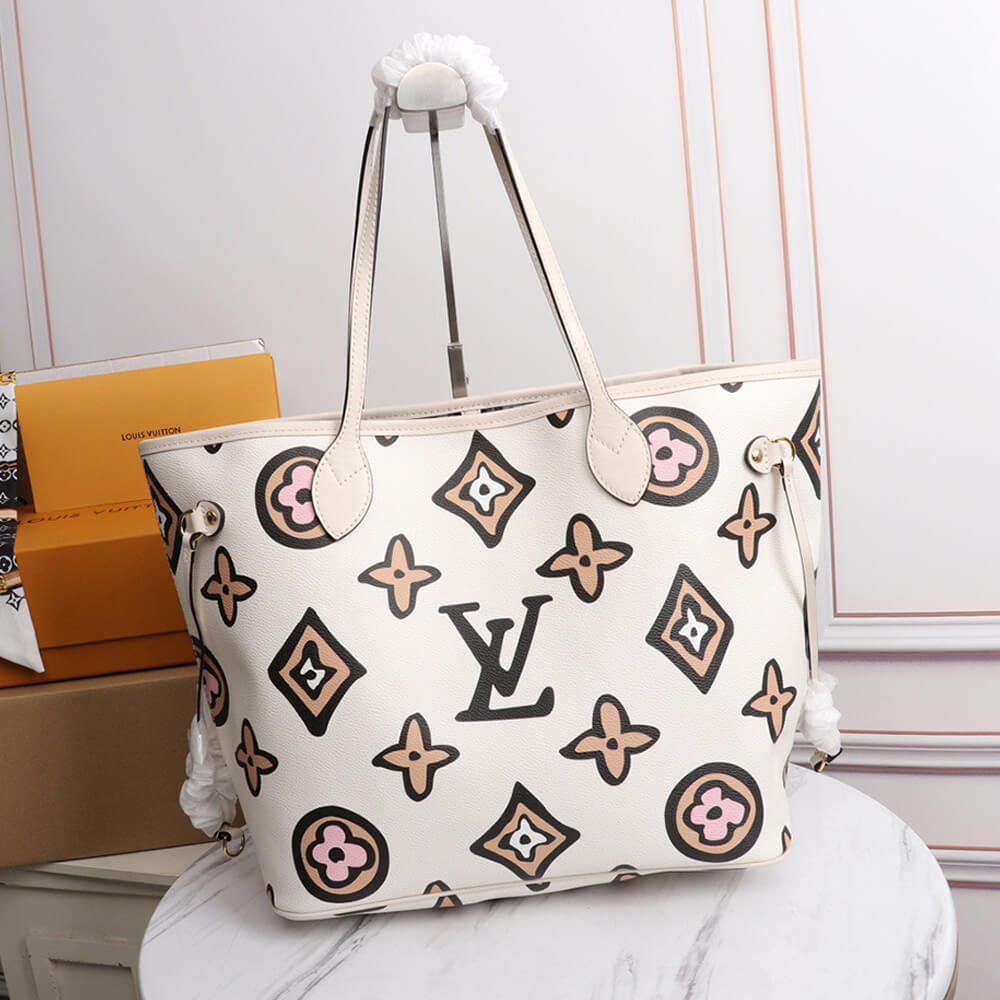 Cream LV NEVERFULL MM - Image 4