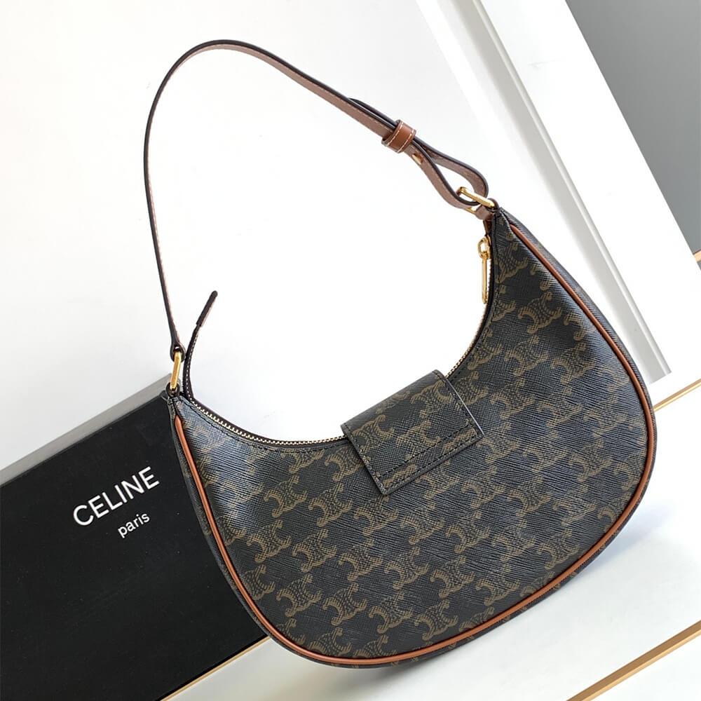 CELINE AVA TRIOMPHE medium bag with logo print - Image 4