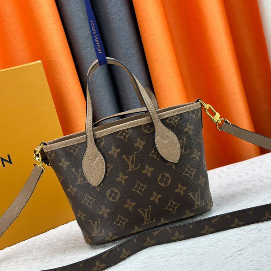 Dark LV Neverfull Bandouliere Inside Out BB - Image 4