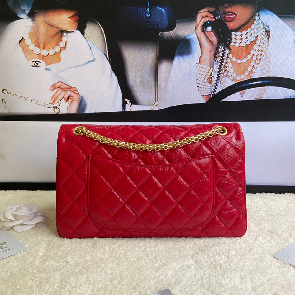 Red CHANEL LARGE 2.55 HANDBAG (Best
 grade) - Image 4