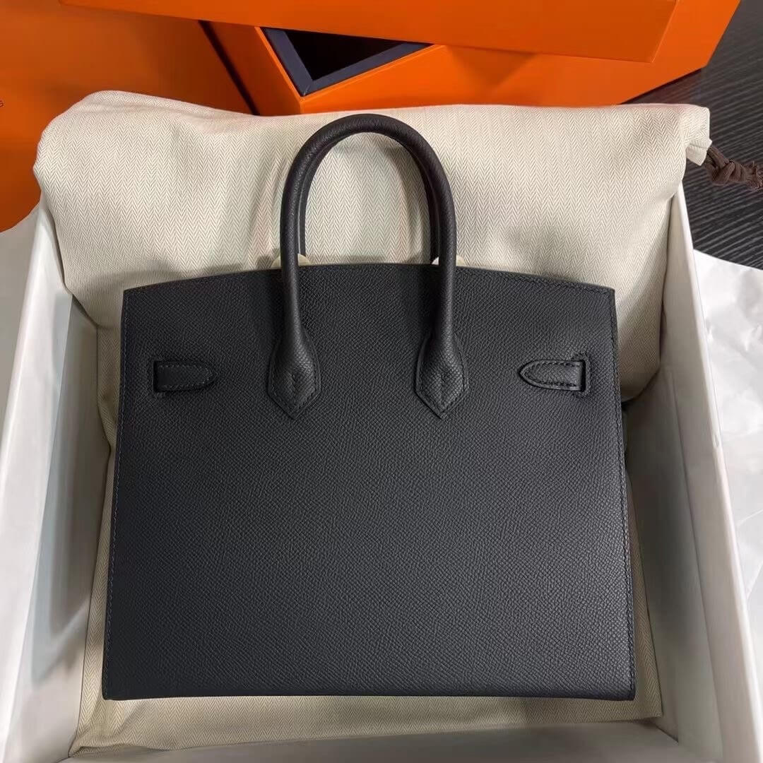 Black Hermes Birkin 25 Sellier (Best
 Grade) - Image 4