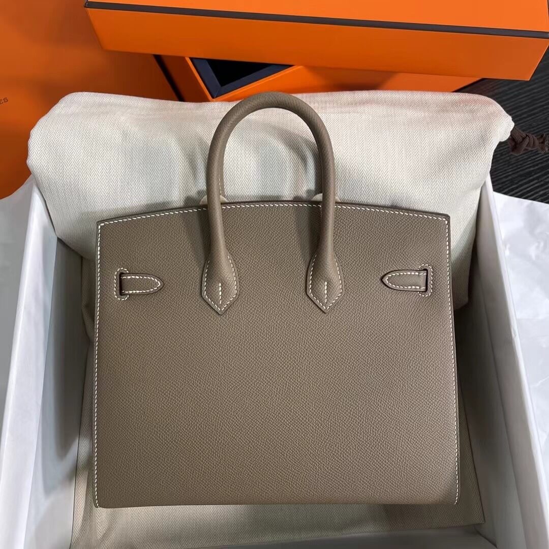 Etoupe Hermes Birkin 25 Sellier (Best
 Grade) - Image 4