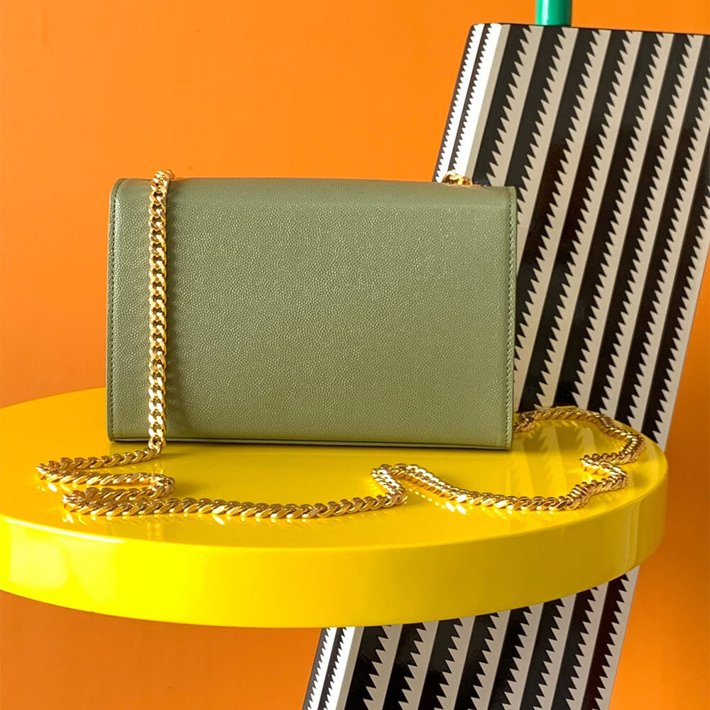 Calfskin YSL KATE SMALL SHOULDER BAG - Image 4