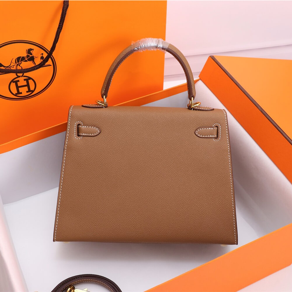 Brown Hermes Kelly 25 - Image 4