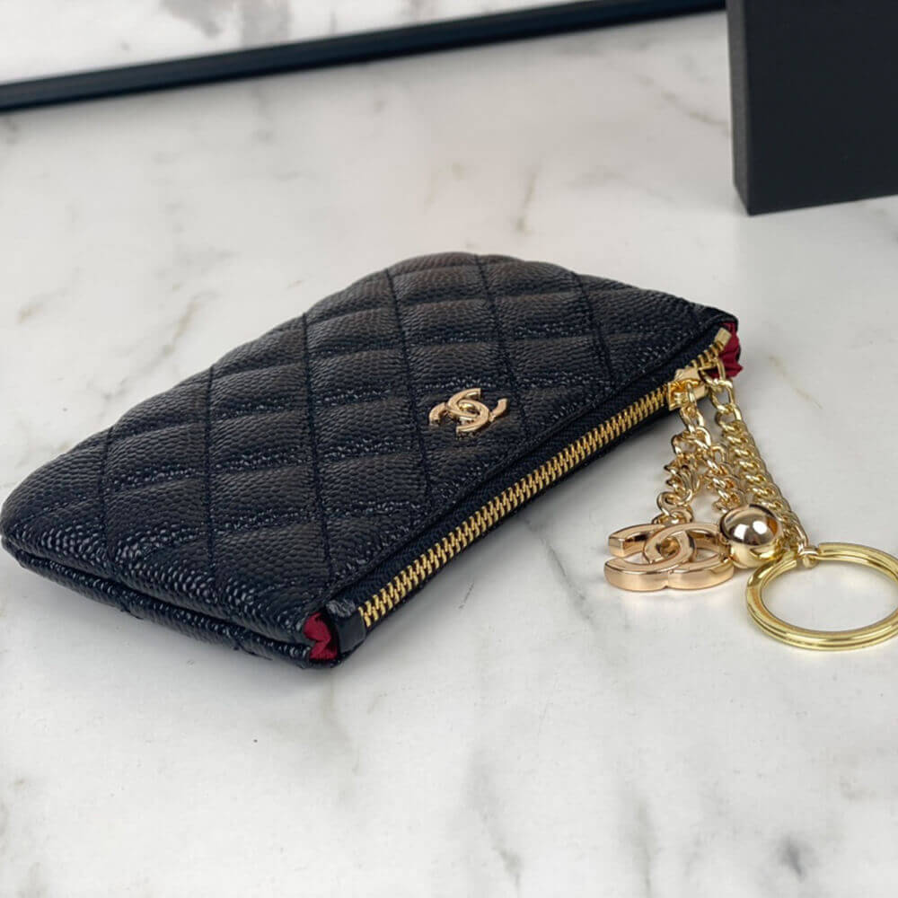 Chanel Classic Small Zip Clutch - Image 4