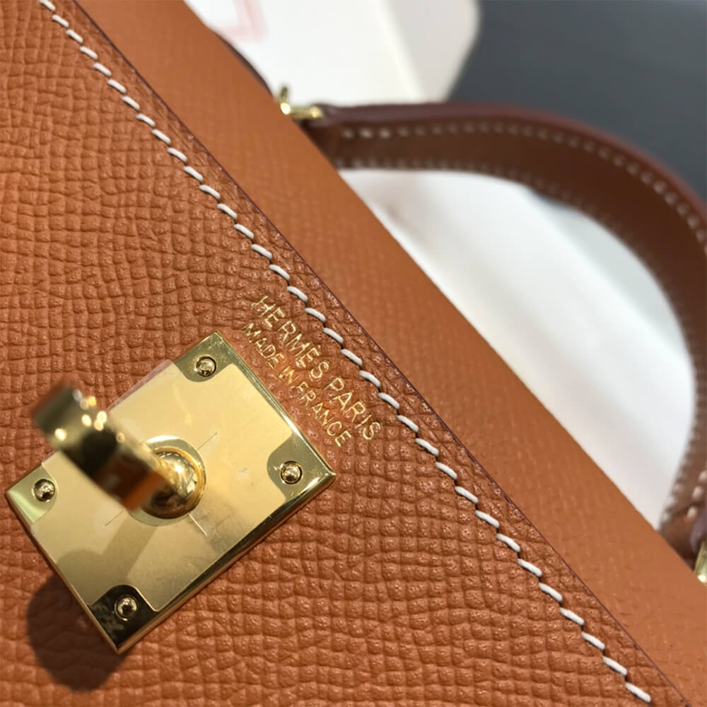 Brown Hermes Mini Kelly II (Best
 Grade) - Image 5
