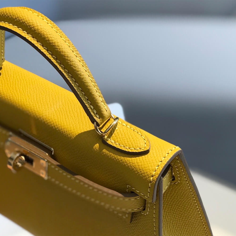 Yellow Hermes Mini Kelly II (Best
 Grade) - Image 5
