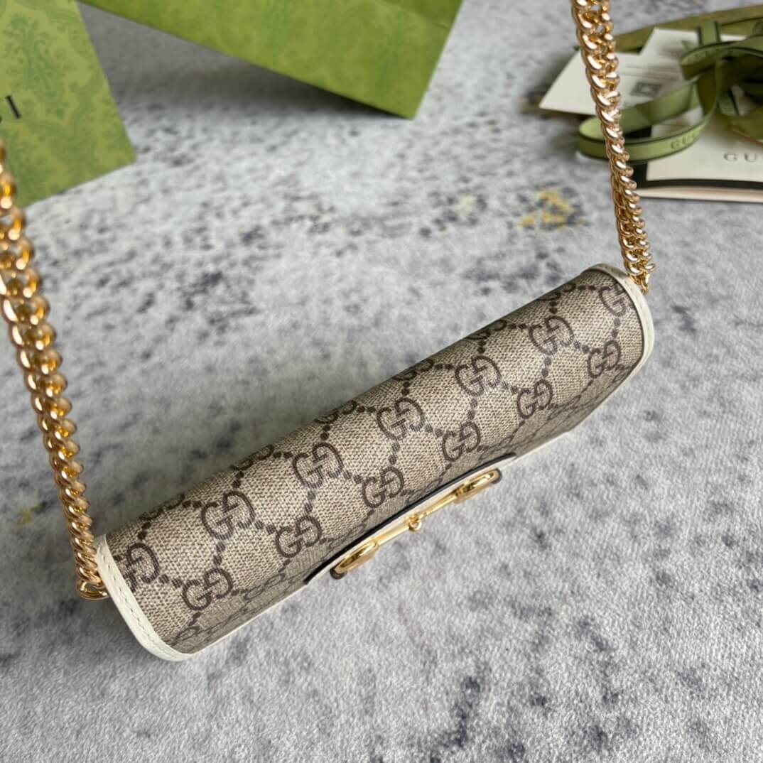 Gucci Horse Buckle 1955 Chain Wallet - Image 5