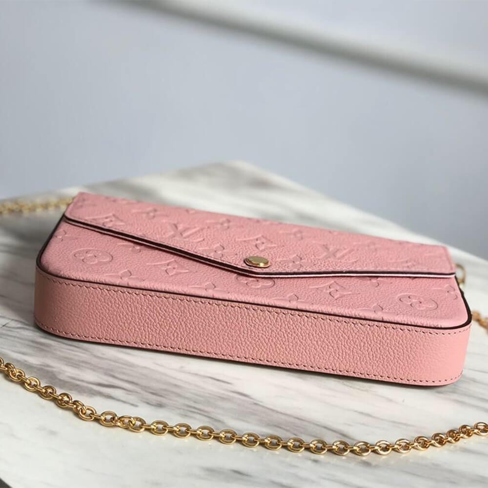 Pink LV Felicie Pochette - Image 5