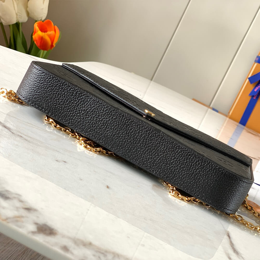 Black LV Felicie Pochette - Image 5