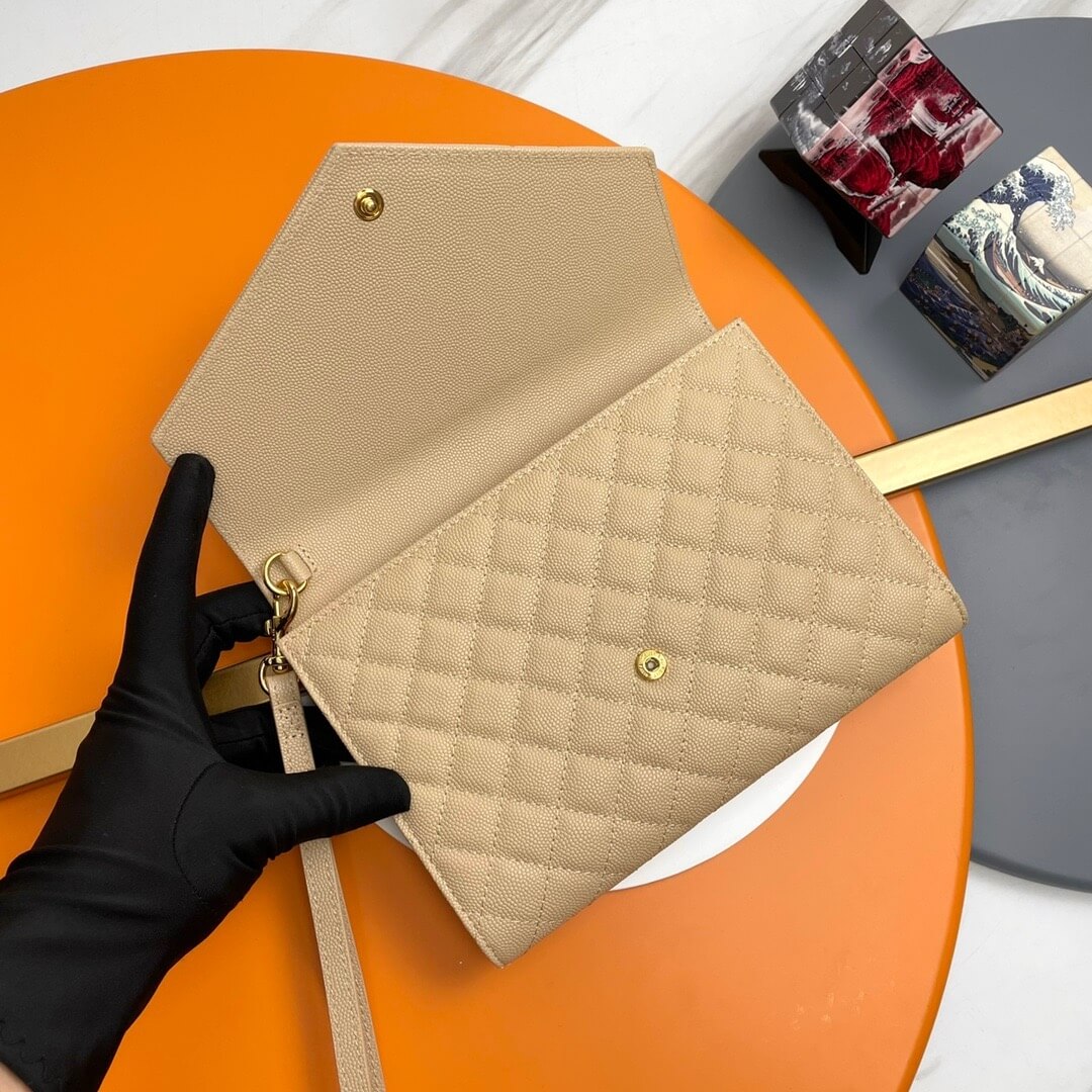 YSL CASSANDRE matelasse leather flap clutch - Image 5